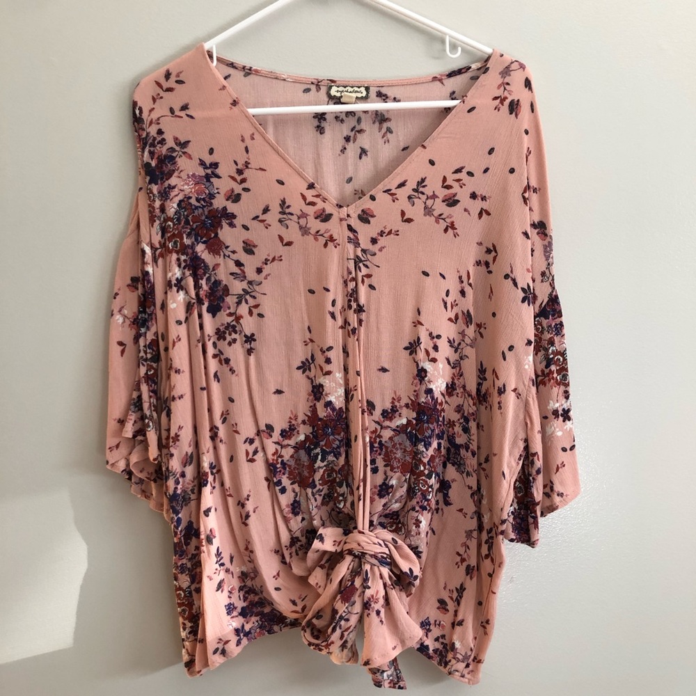 Pink Floral Top